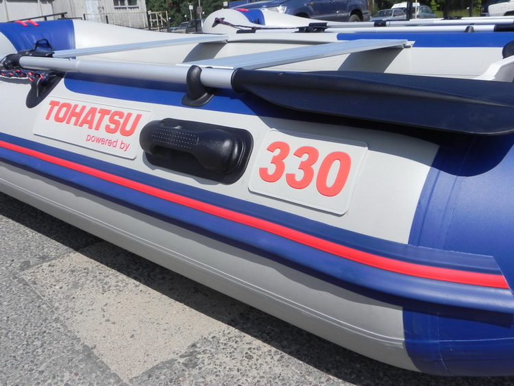 Лодка надувная ПВХ Tohatsu ME-330 A/L алюминиевый пол