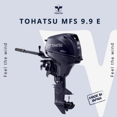 Tohatsu MFS 9.9 Е - четырехтактный лодочный мотор мощностью 9.9 л.с. с инжекторным впрыском