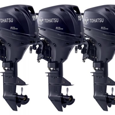 Четырехтактные лодочные моторы Tohatsu MFS 9.9/15/20 EFI с электронным впрыском топлива